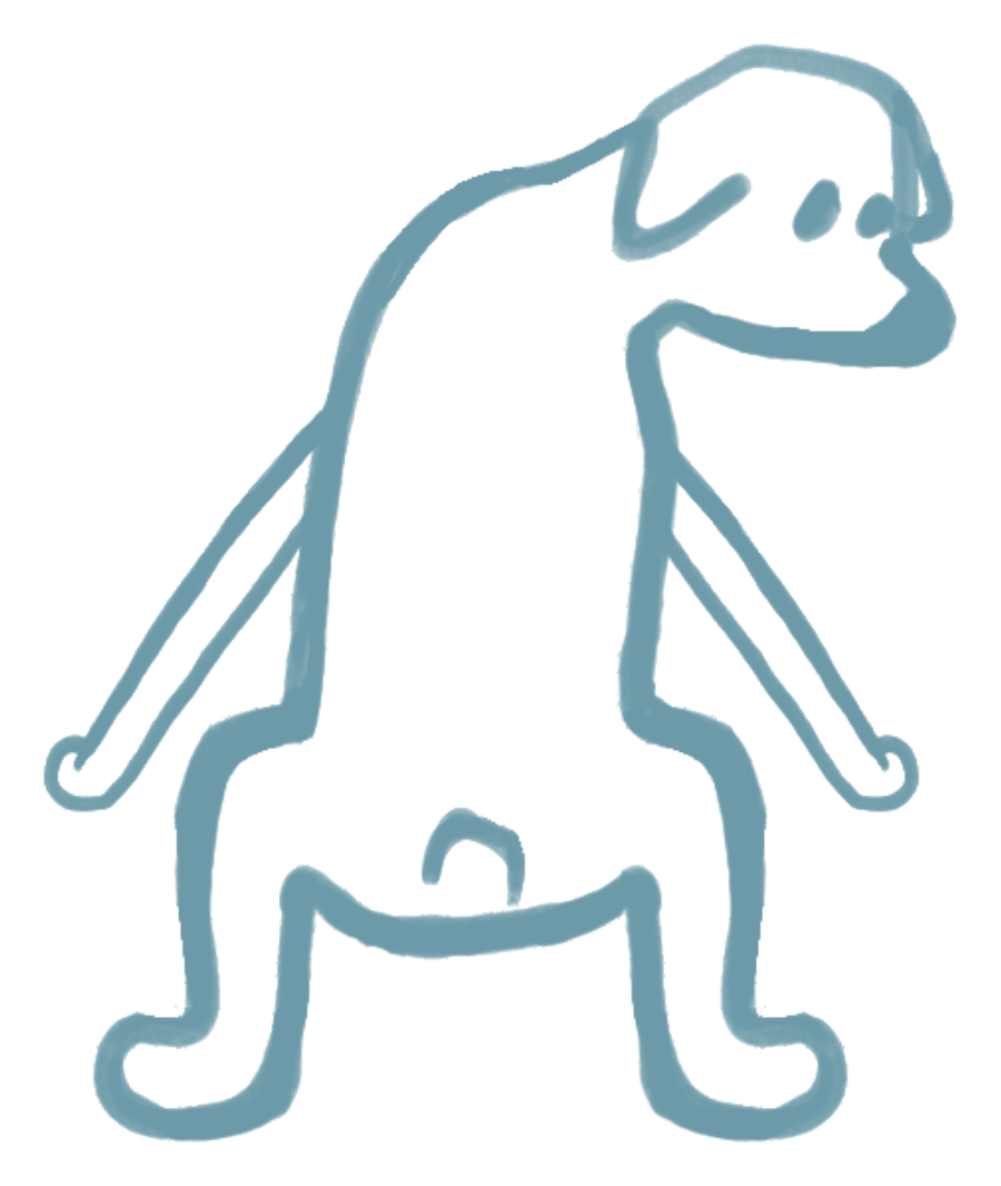 Bad Karl dog logo